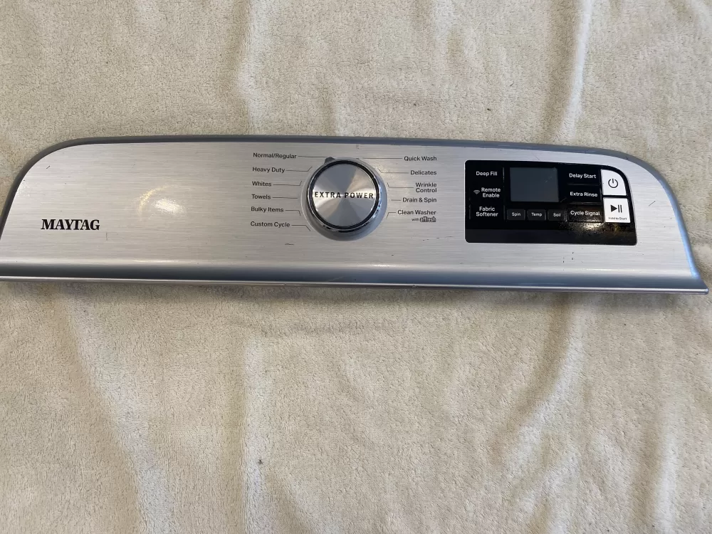 Maytag W11130432 Washer Control Board Panel Console UI