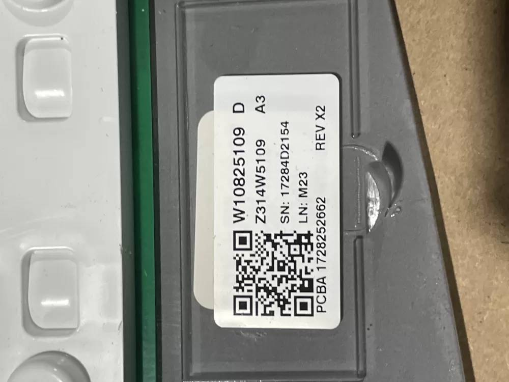 Whirlpool W10825109 W10911021 Washer Control Board Panel AZ88442 | Wmv187