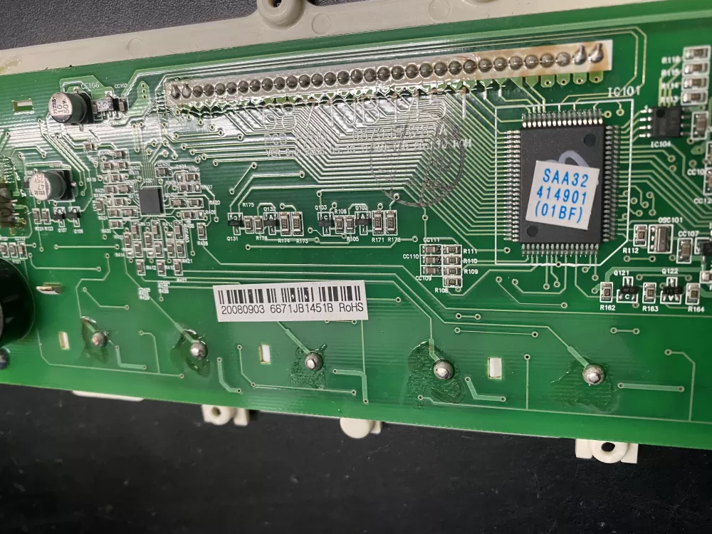 Kenmore LG 6871JB1451B Refrigerator Control Board Dispenser AZ24035 | BK816