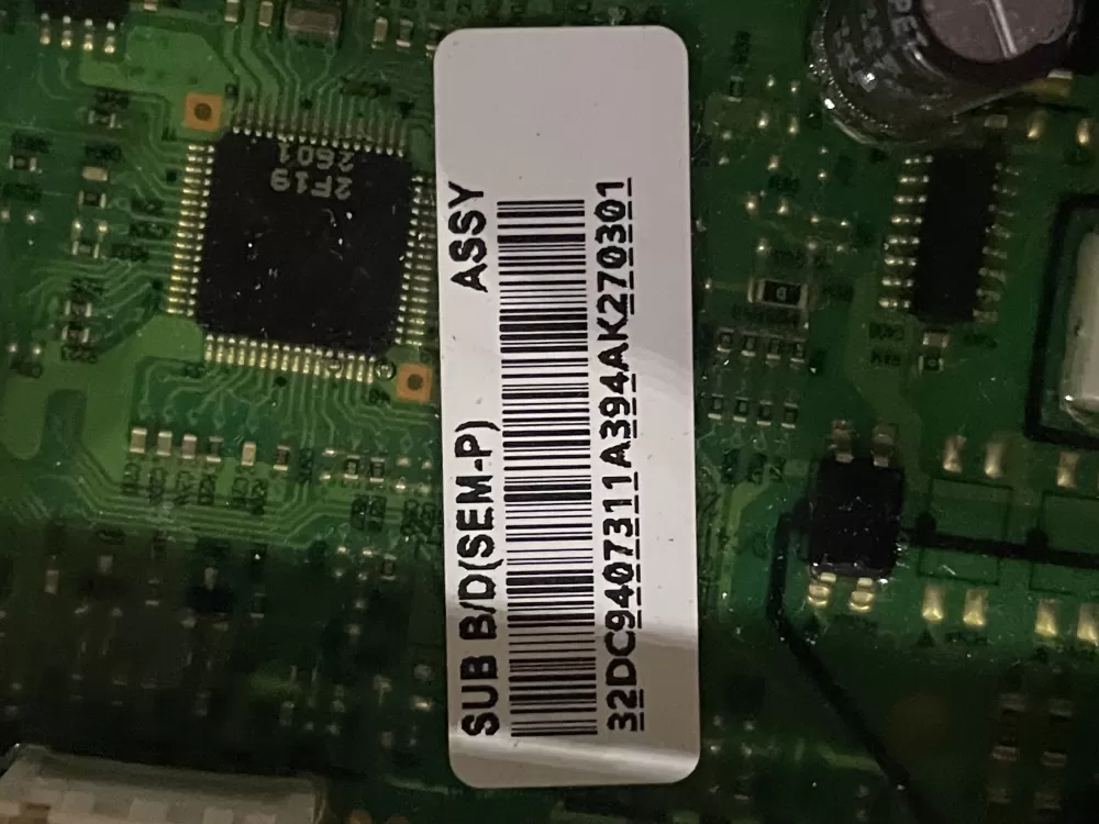 Samsung DC94-07311A Dryer Control Board AZ32576 | Wm286