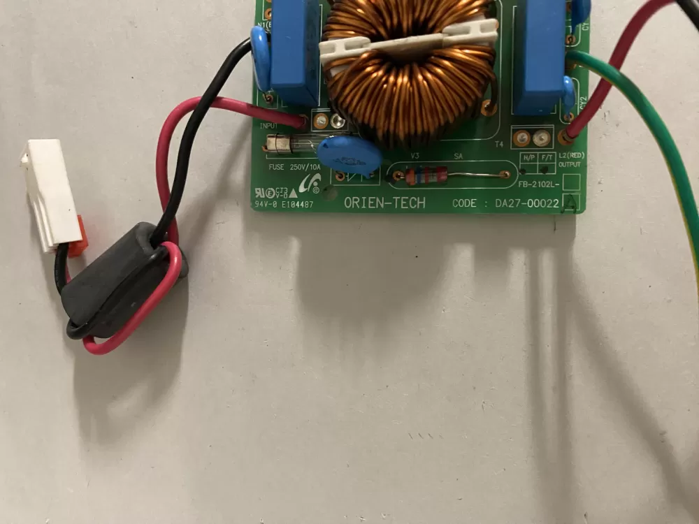 Samsung DA27 00022A Refrigerator Control Board Noise Filter AZ192766 | BK2563