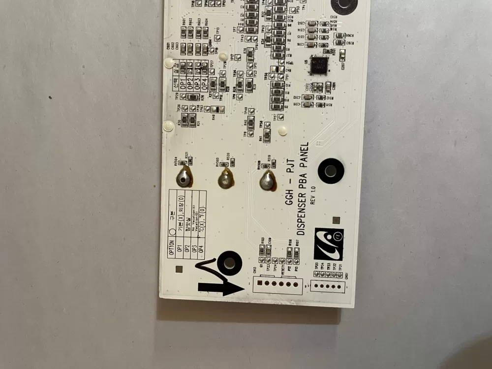 Samsung DA97-00522A Refrigerator Dispenser Control Board AZ194259 | KM2297
