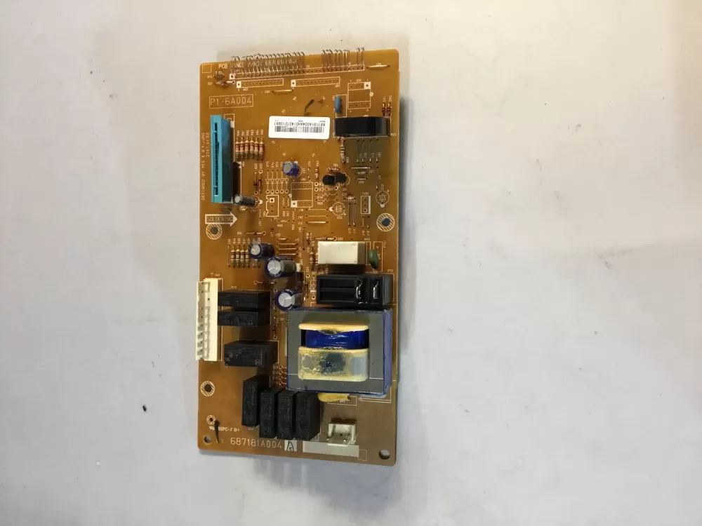 LG 687181A004A P1 6A004 Microwave Control Board AZ104344 | BG398