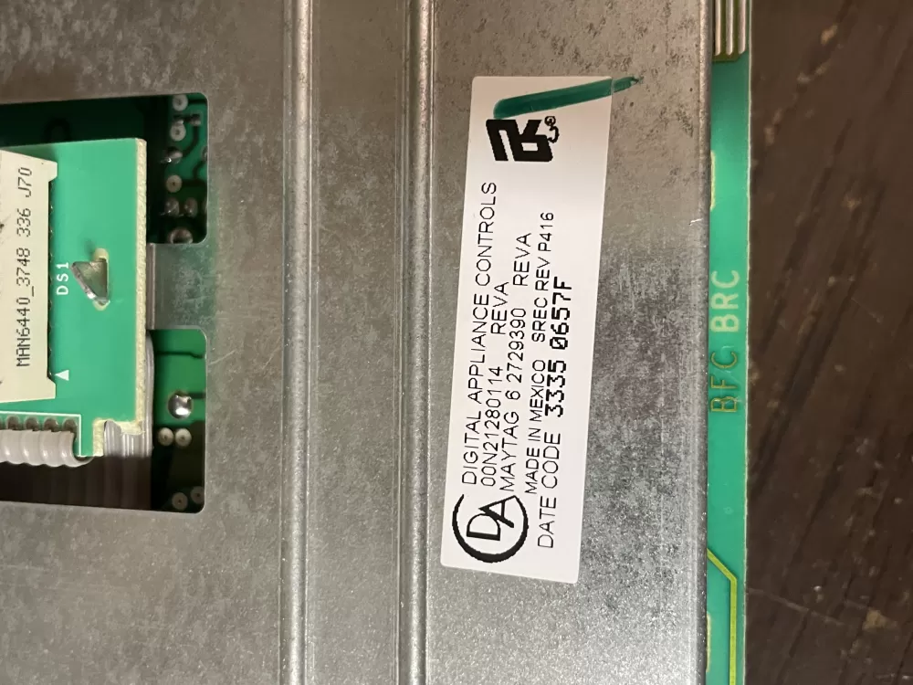 Maytag Washer Control Board 6 2729390 22004299 62729390 AZ48704 | Wm1789