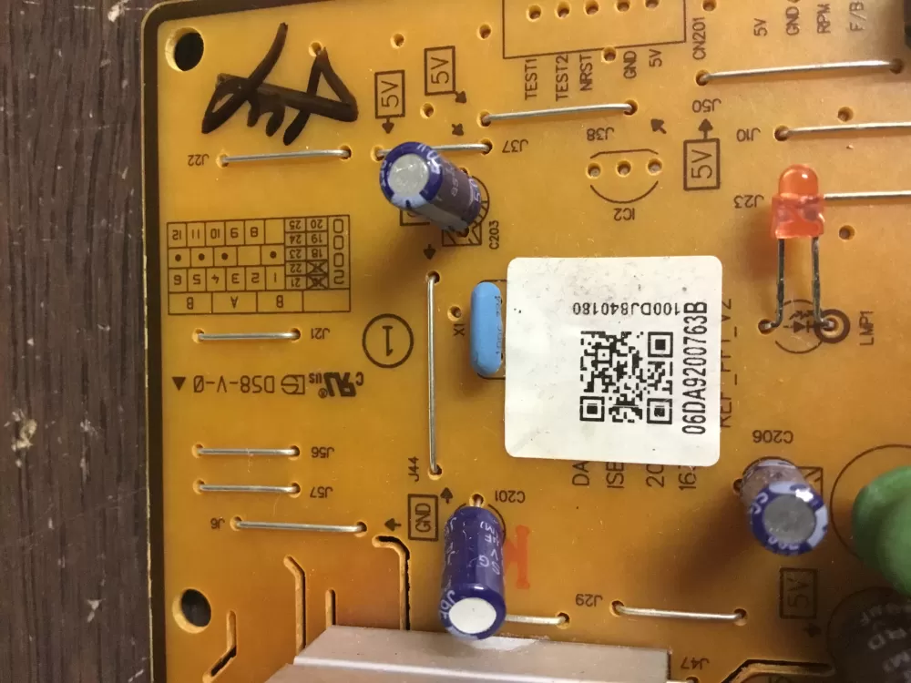 Samsung DA92-00763B Refrigerator Control Board Inverter AZ15647 | NR6