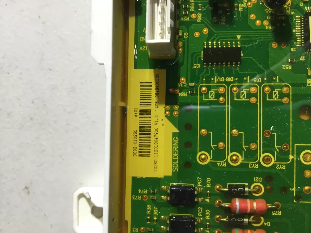 Samsung DC92 01025C Dryer Control Board AZ37973 | NR8