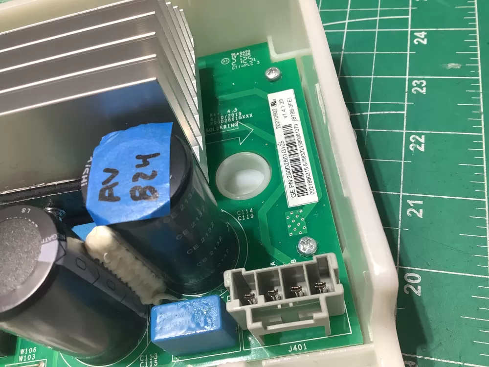 GE 290D2861G105 Washer Inverter Control Board AZ186501 | AV824