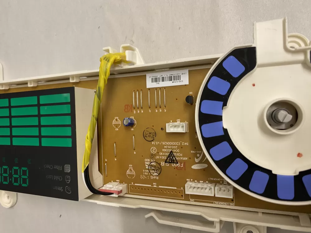 Samsung DC92-01309E DC94-03498A Dryer Control Board AZ211107 | BK1356