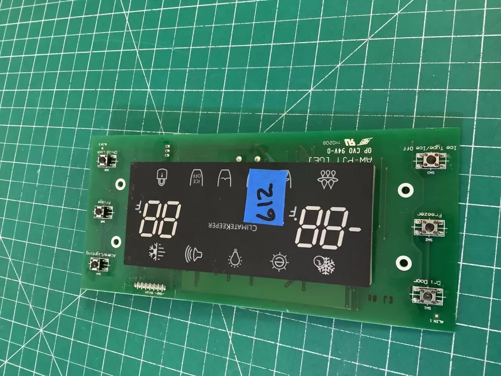 Samsung DA41-00475G Refrigerator Dispenser Control Board AZ205409 | NR612
