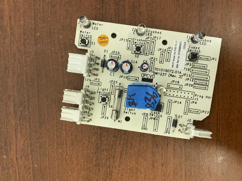 GE 197D5686G002 Refrigerator Control Board AZ47059 | BK836