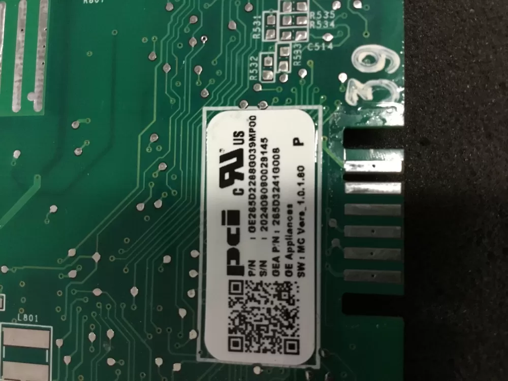 GE 265D3241G008 Dishwasher Control Board Electronic AZ93584 | NR87