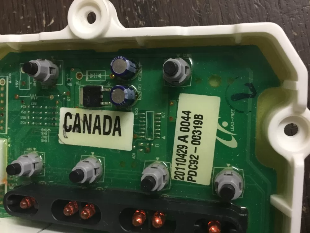 Samsung DC92-00319B Washer User Interface Control Board AZ19183 | NR58