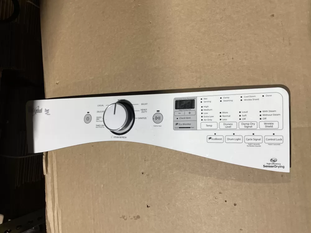 Whirlpool W10800226 W11126011 PS12114442 Dryer Control Panel AZ87129 | Wmv33