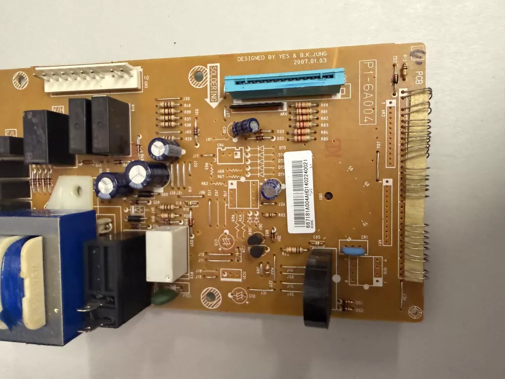 LG 687181A004A P1 6A004 Microwave Control Board 687181A004 AZ219026 | KM75