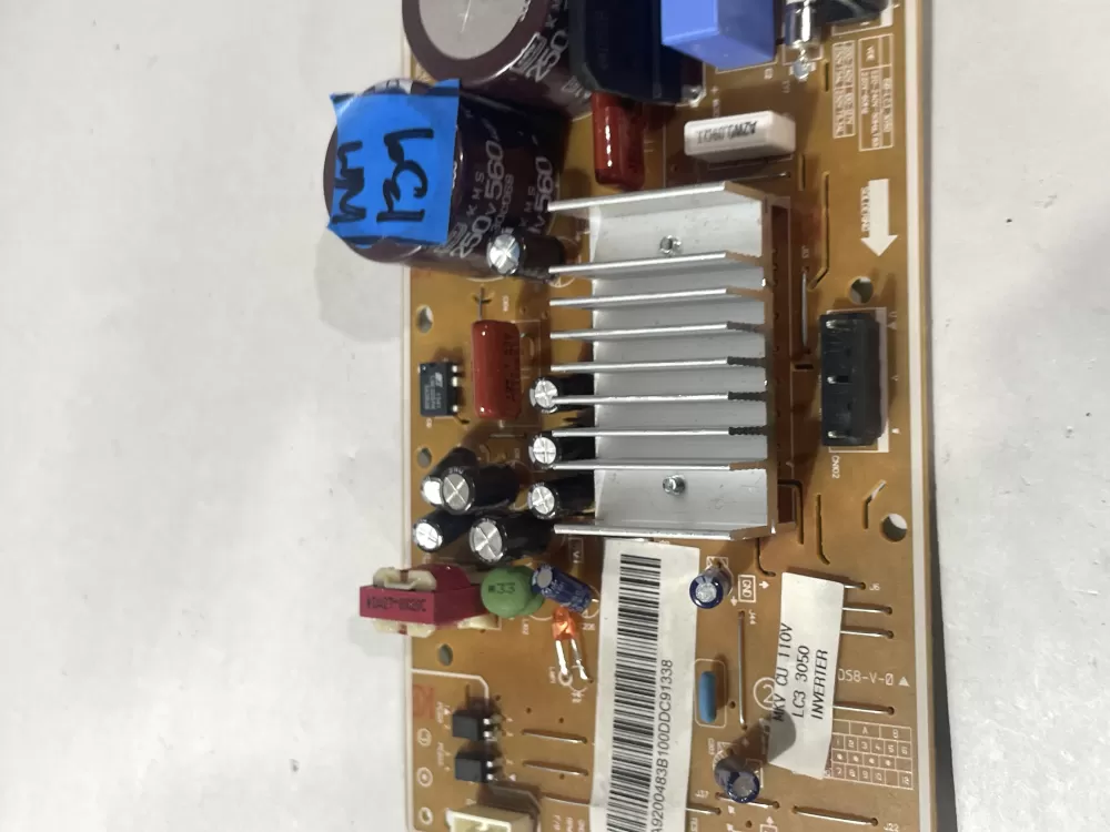 Samsung DA92-00483B Refrigerator Control Board Inverter AZ205823 | Wm139