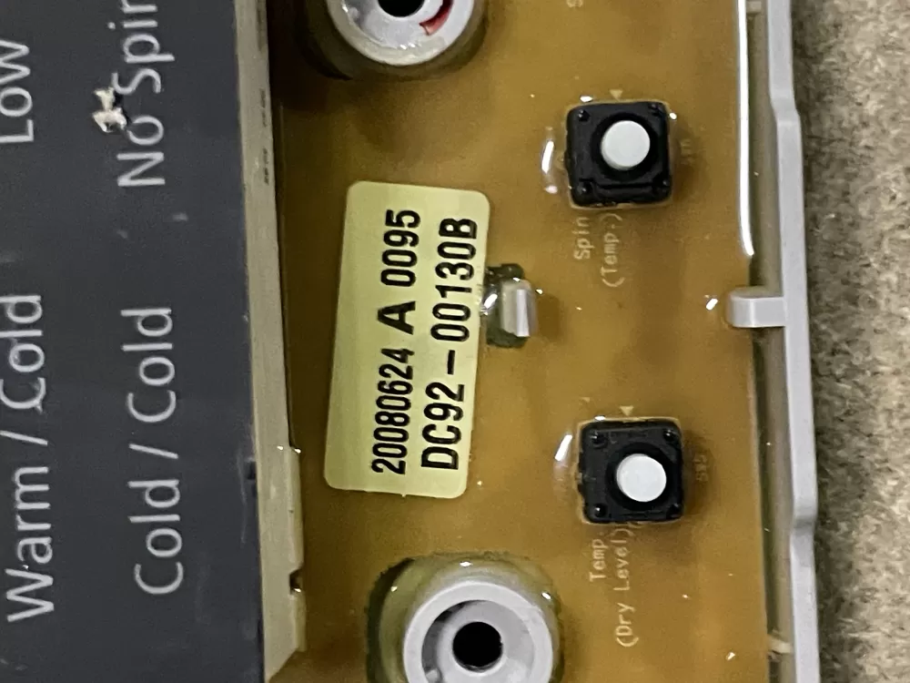 Samsung DC92 00130B Washer Control Board AZ27201 | WMV7