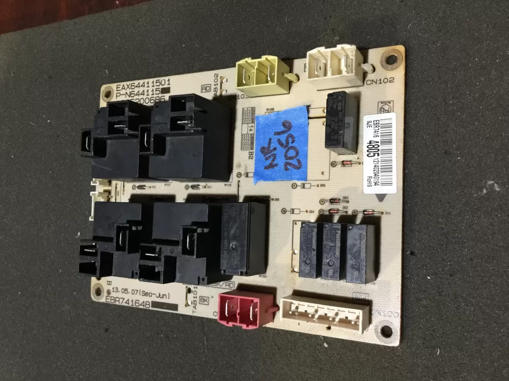 LG EBR74164802 EBR74164805 Range Oven Relay Control Board AZ77408 | NR2056