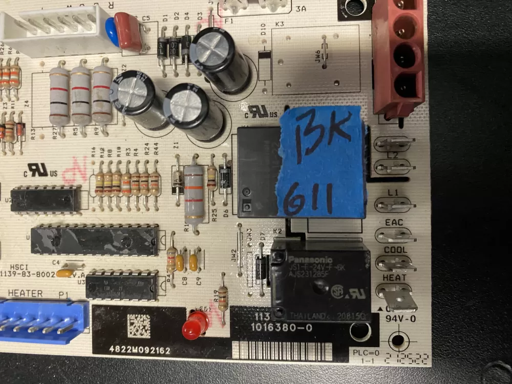 Nordyne 1016380-0 Furnace Control Board AZ902 | BK611