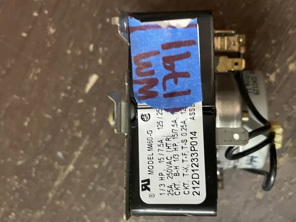 GE 212D1233P014 Dryer Timer AZ48891 | Wm1791