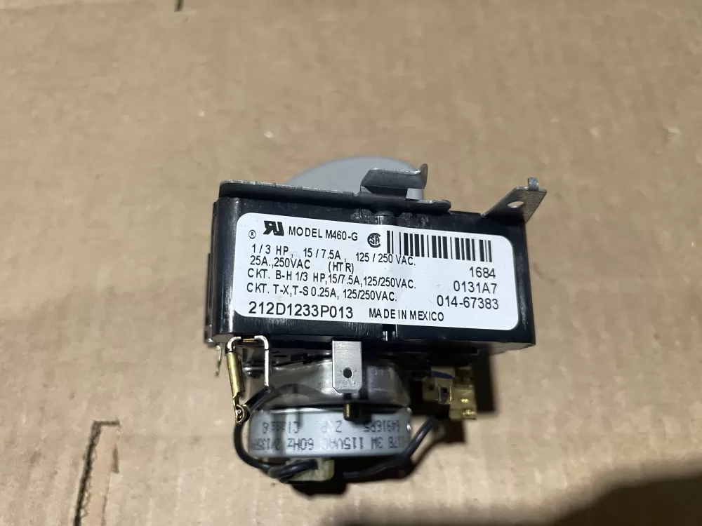 GE 212D1233P013 WE4M365 Dryer Timer AZ68338 | Wm969