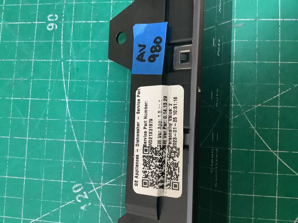 GE WD21X31879 Dishwasher Cafe Control Board AZ226893 | ARV980