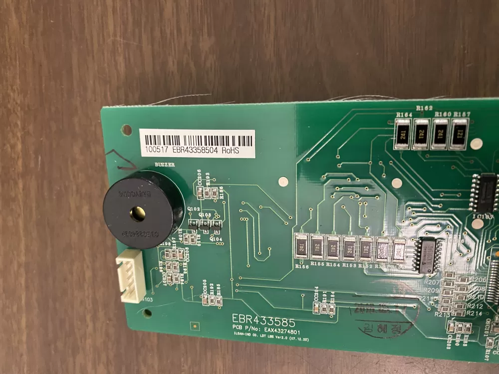 LG Kenmore EBR43358504 Refrigerator Control Board AZ82781 | BK2003