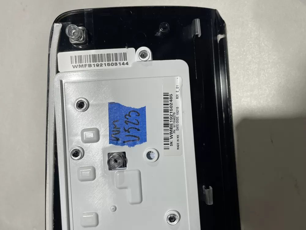 Whirlpool W11130343 PS12347541 Washer Control Board Fascia AZ141594 | Wmv523