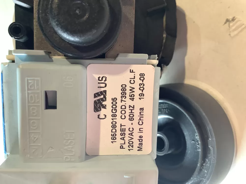 GE 165D8018G005 Dishwasher Drain Pump Motor