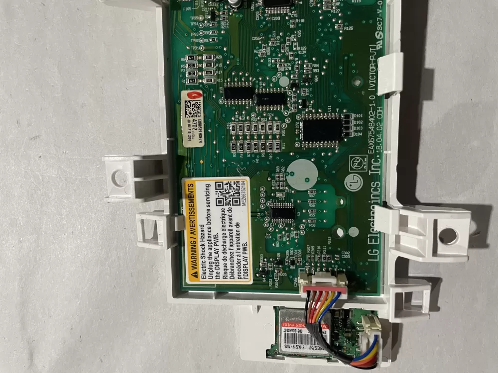 LG EBR85194702 AP6336511 Washer Display Control Board AZ196422 | KMV682