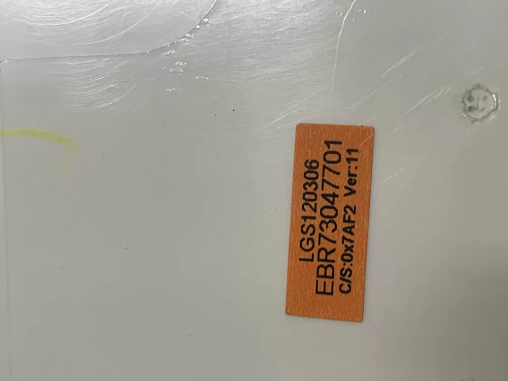 LG EBR73047701 Washer Control Board UI Display Assembly AZ9818 | V354