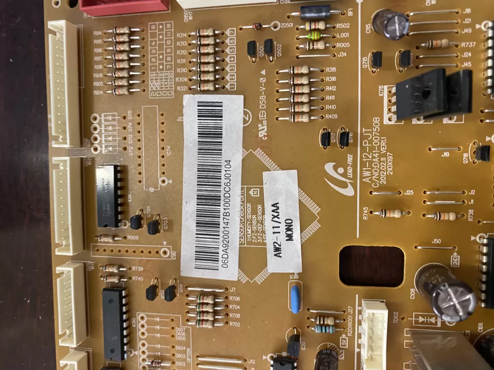 Samsung DA92 00147B DA41 00750A Refrigerator Control Board AZ35409 | BK1115