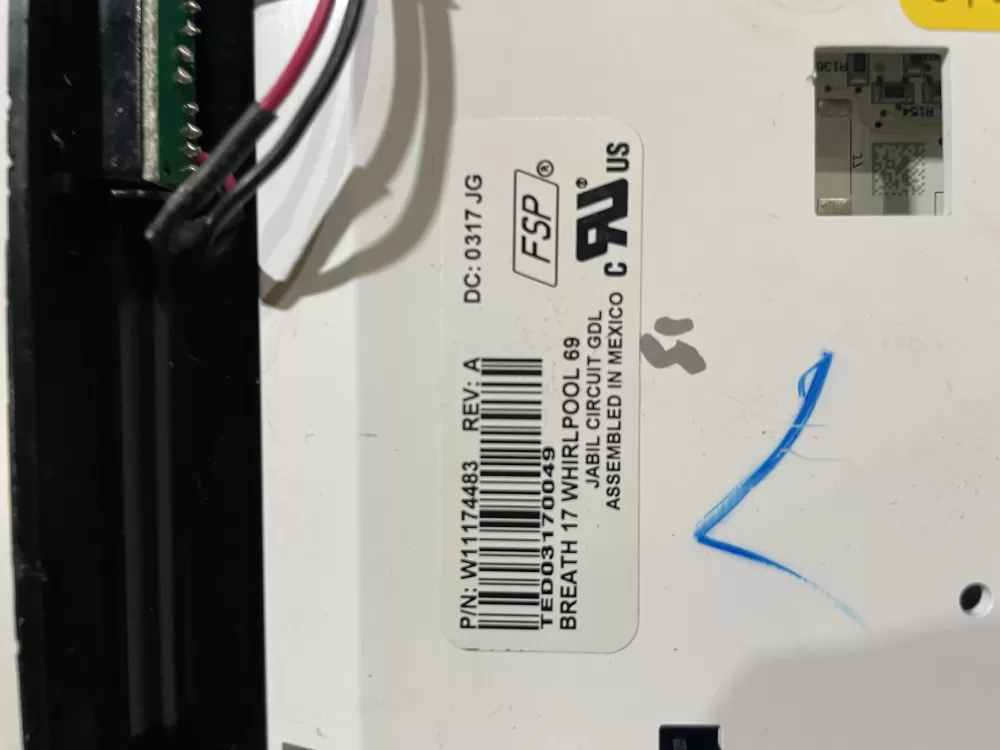 Whirlpool AP6339585 Refrigerator Dispenser Control Board AZ186299 | Wm2742