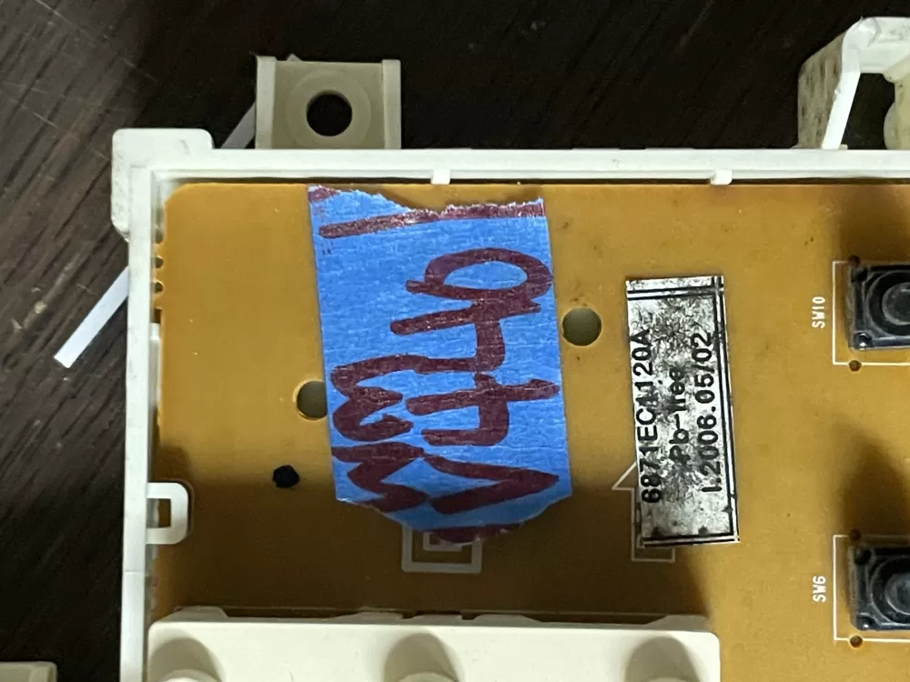 LG 6871EC1120A 6870EC9142A Dryer Control Board AZ47694 | Wmv440