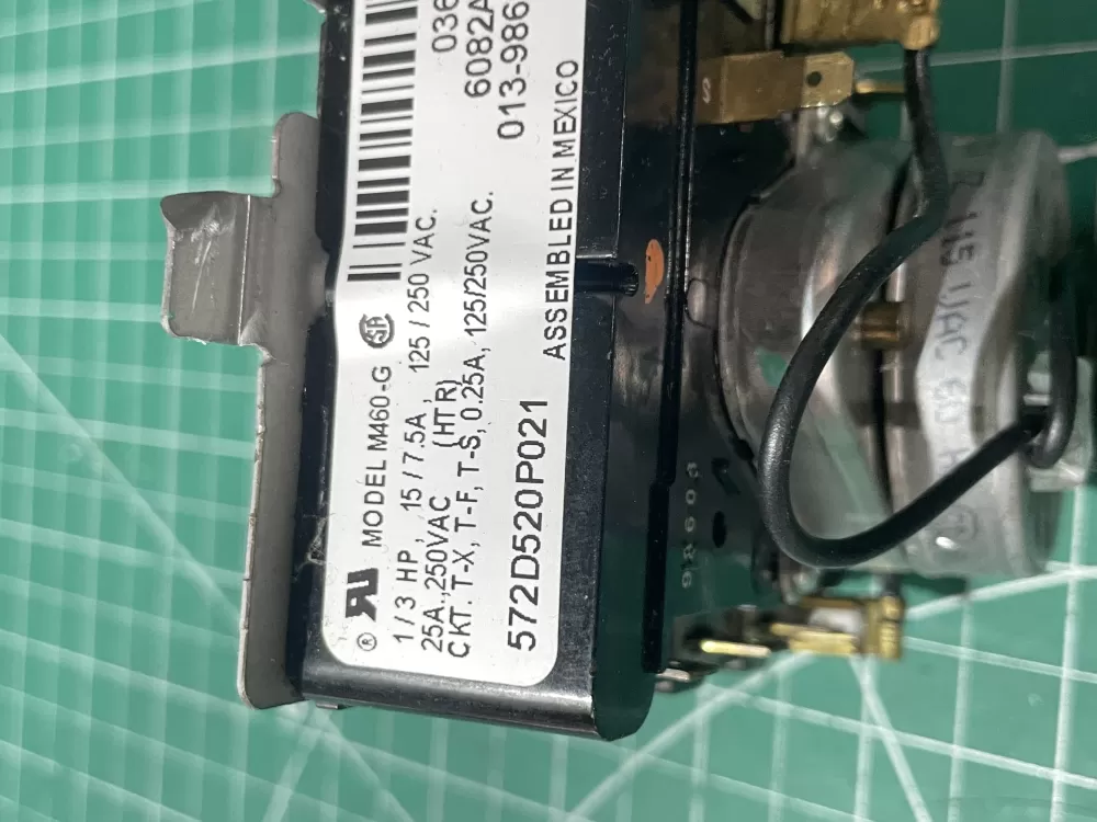 GE 572D520P021 WE4M271 Dryer Timer AZ197521 | Wm2735