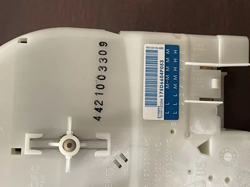 GE WH12X10527 175D6604P053 Washer Timer AZ51088 | KM1846