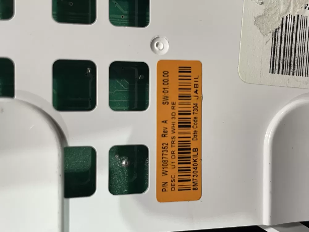 Whirlpool W10877352 Dryer User Interface Control Board AZ149706 | Wmv692