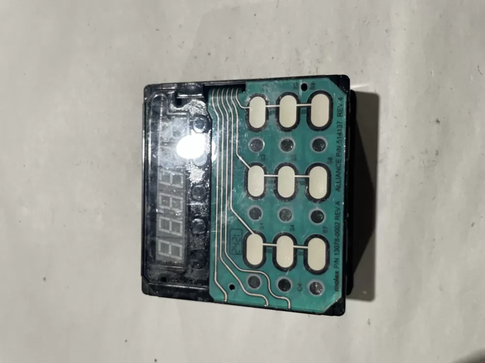 Speed Queen  Alliance D517522  514137  13078-0001 Dryer Control Board