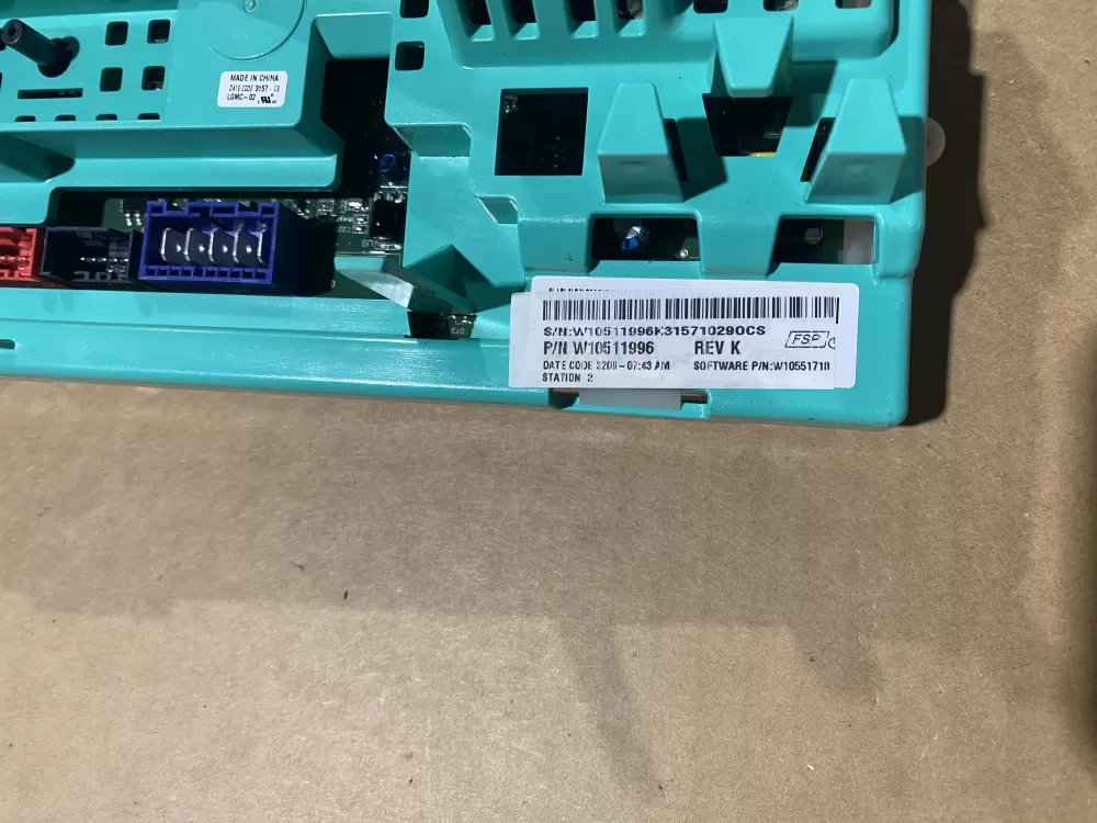 Whirlpool Kenmore Maytag W10511996 Washer Control Board AZ118237 | BK2184