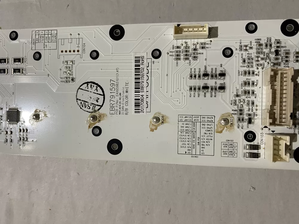 LG EBR79159702 KENMORE Refrigerator Control Board Dispenser AZ199737 | BK2789