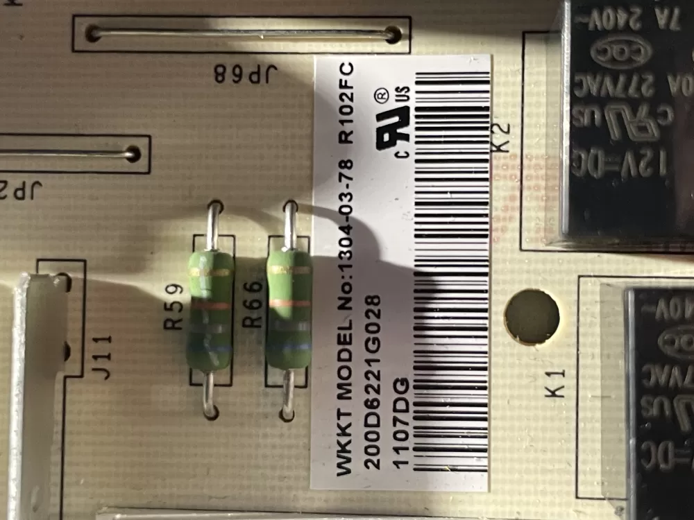 GE 200D6221G028 EBX1110P002 Refrigerator Control Board AZ39948 | Wm369