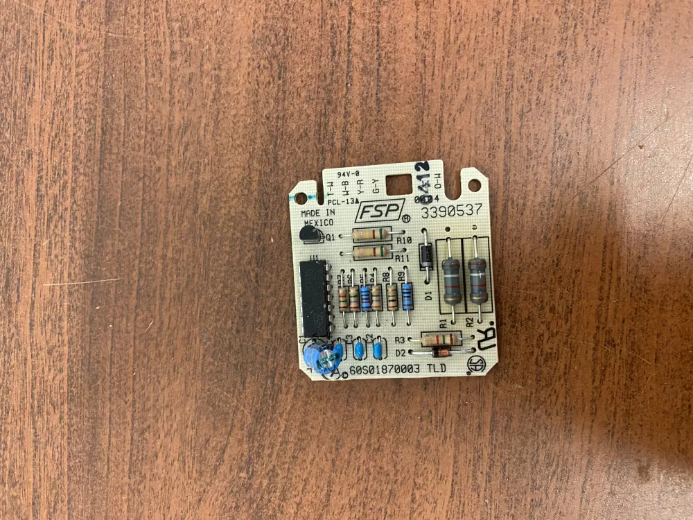 Whirlpool  KitchenAid  Kenmore  Maytag AP6022061  3390537  3390537R  3977407  8558178  8558178R  W10476828 Dryer Moisture Sensor Control Board