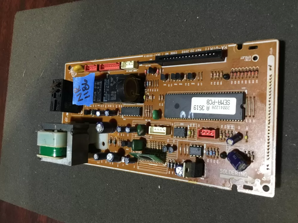 Samsung GE WB27X10508 DE41-00081A Microwave Control Board AZ85196 | NR1186