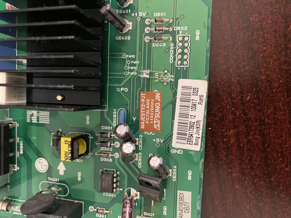 LG  Kenmore AP4672006 EBR64173902 2443731 AH3533995 EA3533995 PS3533995 Refrigerator Control Board Electronic