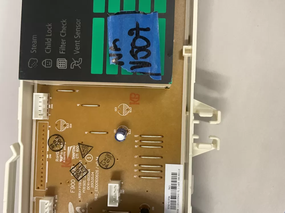 Samsung DC92-01309A DC94-03494A Dryer UI Control Board AZ227326 | Wmv507