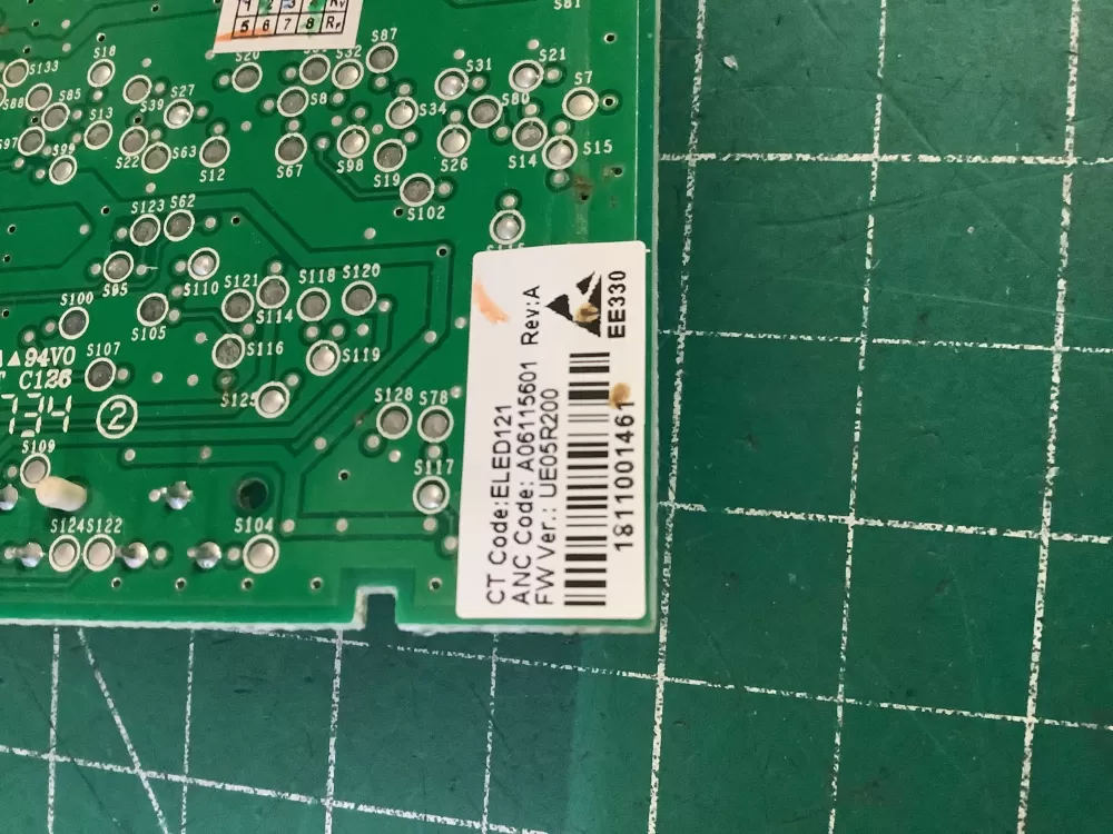 Frigidaire A06115601 User Interface Board UI2491 AZ198672 | NR2765