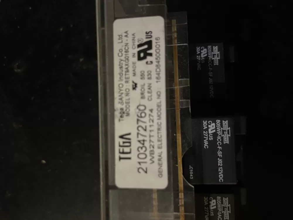 GE 164D8450G016 WB27T11274 Oven Control Board AZ35531 | Wm429