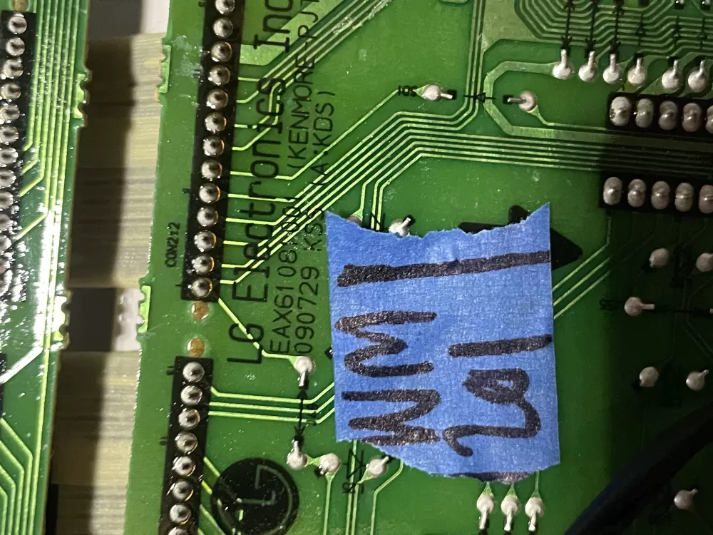 Kenmore LG Whirlpool EBR62280701 Washer Control Board AZ30724 | WM201