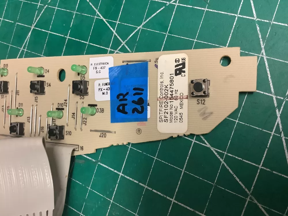 Frigidaire Electrolux 154475801 Dishwasher Control Board AZ202231 | AR2611