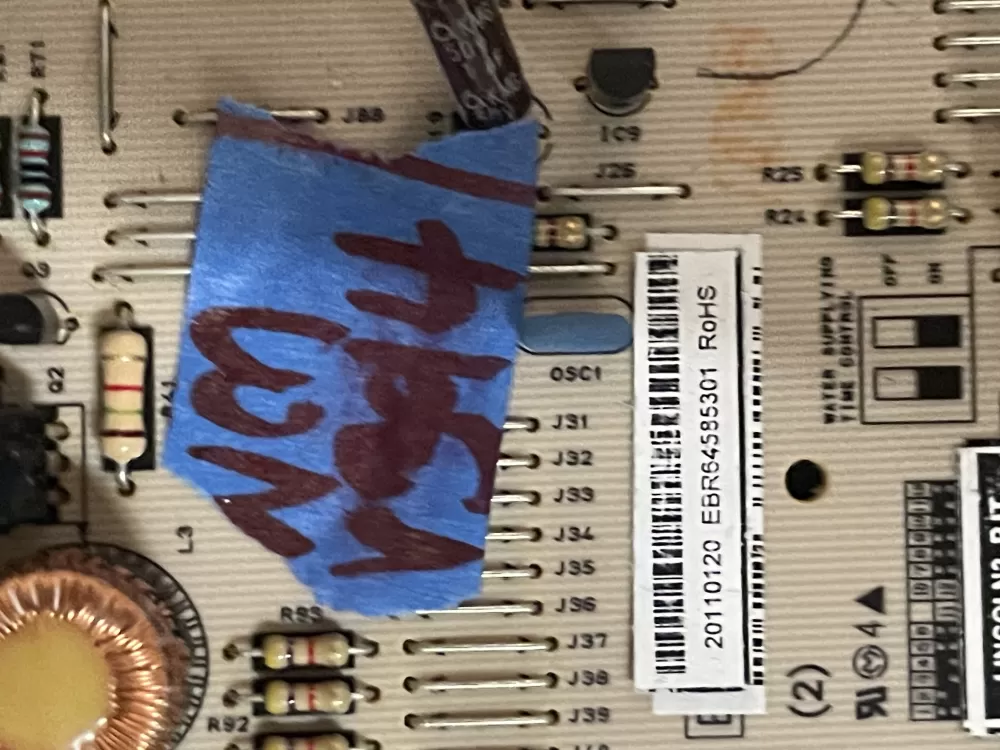 LG Kenmore EBR64585301 Refrigerator Control Board AZ39835 | Wmv394