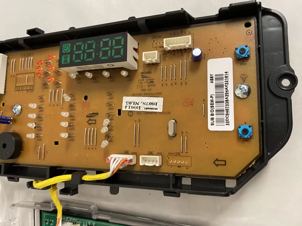Samsung DC94 07338A Washer Control Board AZ188390 | BKV865